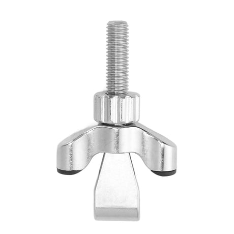 Stainless Steel Adjustable Portable Door Security Lock Travel Door Entry Safety Lock for Home Hotel Apartment College Dorm Silver