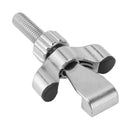 Stainless Steel Adjustable Portable Door Security Lock Travel Door Entry Safety Lock for Home Hotel Apartment College Dorm Silver