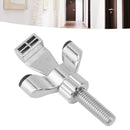 Stainless Steel Adjustable Portable Door Security Lock Travel Door Entry Safety Lock for Home Hotel Apartment College Dorm Silver