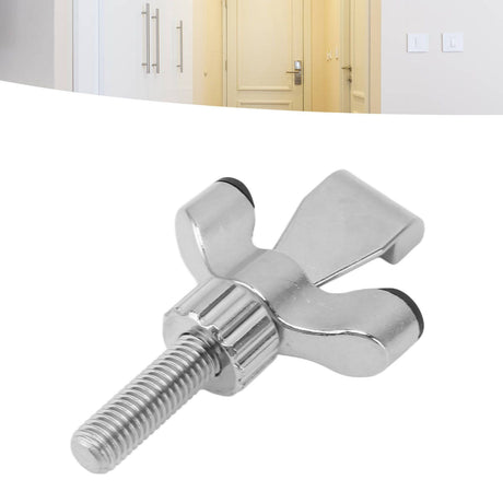 Stainless Steel Adjustable Portable Door Security Lock Travel Door Entry Safety Lock for Home Hotel Apartment College Dorm Silver
