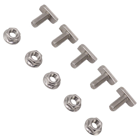 15 Set Hammer Head Screws M8 Stainless Steel Screws for Photovoltaic and Solar Installation