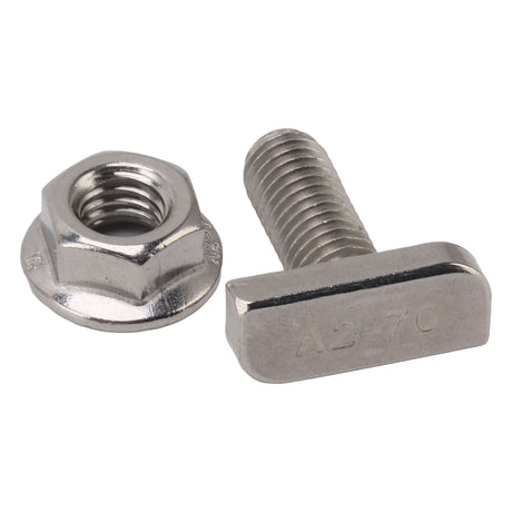 15 Set Hammer Head Screws M8 Stainless Steel Screws for Photovoltaic and Solar Installation