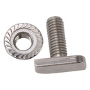 15 Set Hammer Head Screws M8 Stainless Steel Screws for Photovoltaic and Solar Installation