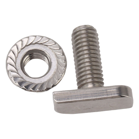 15 Set Hammer Head Screws M8 Stainless Steel Screws for Photovoltaic and Solar Installation