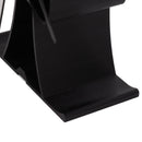 6 Blade Heat Powered Stove Fan for Wood Fireplace Chimney Fireplace Fan Increases Warm Air Silent Operation Black