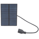Solar Panel 3W 5V Portable Polysilicon Solar Photovoltaic Panel for Smart Phone Small Fans Outdoor