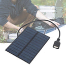 Solar Panel 3W 5V Portable Polysilicon Solar Photovoltaic Panel for Smart Phone Small Fans Outdoor