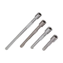 4pc 1/4in Drive Socket Extension Bar Set Long Shaft 50mm 75mm 100mm 150mm Ratchet Improved