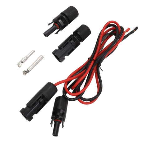 Solar Charge Cable Extension Wire Solar Connector Adapter Cable for RV Solar Panel Portable Power Station Solar Generator