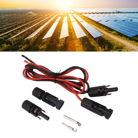 Solar Charge Cable Extension Wire Solar Connector Adapter Cable for RV Solar Panel Portable Power Station Solar Generator