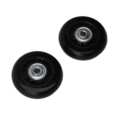 2pcs Luggage Suitcase Replacement Wheels Noiseless Rubber Swivel Caster Wheels Bearings Repair Kits 72x24mm / 2.8x0.9in