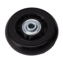 2pcs Luggage Suitcase Replacement Wheels Noiseless Rubber Swivel Caster Wheels Bearings Repair Kits 72x24mm / 2.8x0.9in