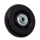2pcs Luggage Suitcase Replacement Wheels Noiseless Rubber Swivel Caster Wheels Bearings Repair Kits 76x24mm / 3.0x0.9in