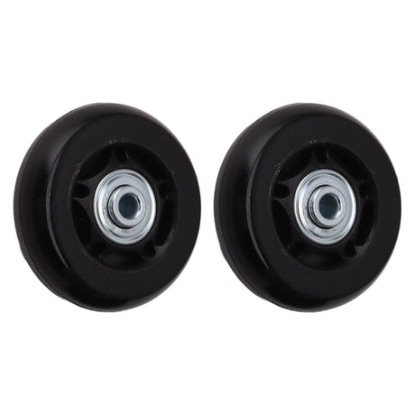 2pcs Luggage Suitcase Replacement Wheels Noiseless Rubber Swivel Caster Wheels Bearings Repair Kits 80x24mm / 3.1x0.9in