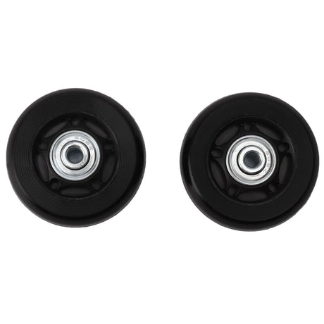 2pcs Luggage Suitcase Replacement Wheels Noiseless Rubber Swivel Caster Wheels Bearings Repair Kits 80x24mm / 3.1x0.9in