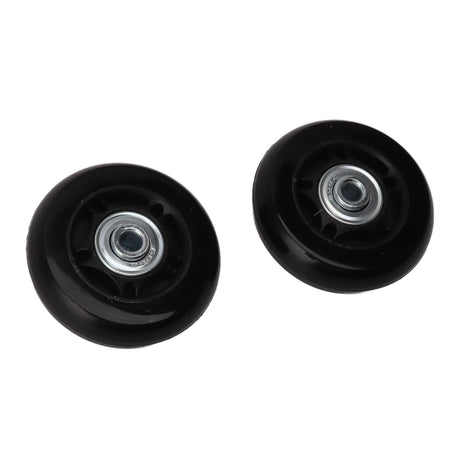 2pcs Luggage Suitcase Replacement Wheels Noiseless Rubber Swivel Caster Wheels Bearings Repair Kits 80x24mm / 3.1x0.9in