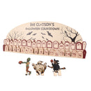 Halloween Advent Calendar 2023 31 Days Halloween Moving Wooden Block Countdown Calendar for Home Decor Holiday Ornament Gift