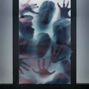 Halloween Decorations PVC Large Halloween Window Cling Scary Halloween Window Sticker