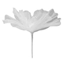Gauze Flower 19.7in Diameter Soft Bright Colors Light Reusable Handcrafted Organza Flower for Wedding Photography Family White