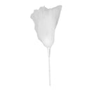 Gauze Flower 19.7in Diameter Soft Bright Colors Light Reusable Handcrafted Organza Flower for Wedding Photography Family White