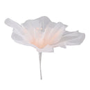 Gauze Flower 19.7in Diameter Soft Bright Colors Light Reusable Handcrafted Organza Flower for Wedding Photography Family Pink