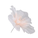 Gauze Flower 19.7in Diameter Soft Bright Colors Light Reusable Handcrafted Organza Flower for Wedding Photography Family Pink