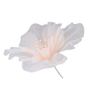 Gauze Flower 19.7in Diameter Soft Bright Colors Light Reusable Handcrafted Organza Flower for Wedding Photography Family Pink