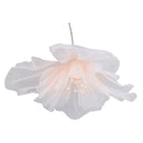 Gauze Flower 19.7in Diameter Soft Bright Colors Light Reusable Handcrafted Organza Flower for Wedding Photography Family Pink