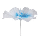 Gauze Flower 19.7in Diameter Soft Bright Colors Light Reusable Handcrafted Organza Flower for Wedding Photography Family Blue