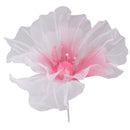 Gauze Flower 19.7in Diameter Soft Bright Colors Light Reusable Handcrafted Organza Flower for Wedding Photography Family Rose Red