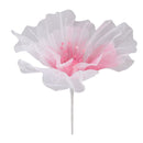 Gauze Flower 19.7in Diameter Soft Bright Colors Light Reusable Handcrafted Organza Flower for Wedding Photography Family Rose Red