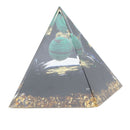 6cm Crystal Pyramid Unique Pure Natural Handmade Crystal Pyramid Ornament for Home Desktop
