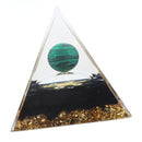 6cm Crystal Pyramid Unique Pure Natural Handmade Crystal Pyramid Ornament for Home Desktop