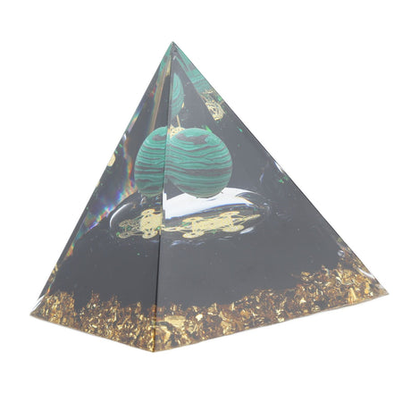 6cm Crystal Pyramid Unique Pure Natural Handmade Crystal Pyramid Ornament for Home Desktop