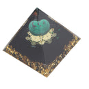 6cm Crystal Pyramid Unique Pure Natural Handmade Crystal Pyramid Ornament for Home Desktop