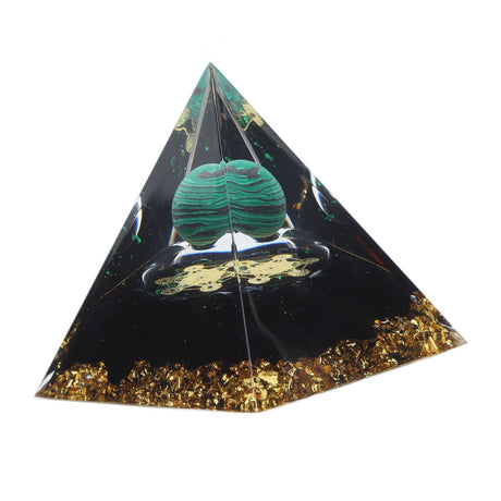 6cm Crystal Pyramid Unique Pure Natural Handmade Crystal Pyramid Ornament for Home Desktop