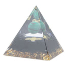 6cm Crystal Pyramid Unique Pure Natural Handmade Crystal Pyramid Ornament for Home Desktop
