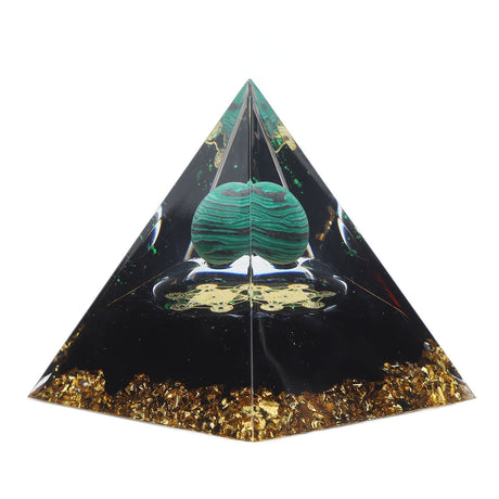 6cm Crystal Pyramid Unique Pure Natural Handmade Crystal Pyramid Ornament for Home Desktop