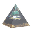 6cm Crystal Pyramid Unique Pure Natural Handmade Crystal Pyramid Ornament for Home Desktop