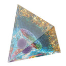 Positive Energy Crystal Pyramid Crystal Epoxy Healing Crystal Pyramids for Meditation Lucky Decoration