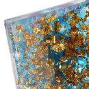 Positive Energy Crystal Pyramid Crystal Epoxy Healing Crystal Pyramids for Meditation Lucky Decoration