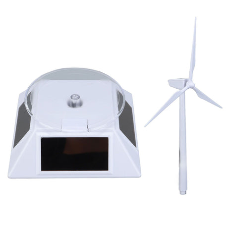 Solar Energy Wind Mill Toy Educational Decorative Dual Use Turbine Solar Powered Windmills for Kids Science Teaching