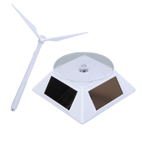 Solar Energy Wind Mill Toy Educational Decorative Dual Use Turbine Solar Powered Windmills for Kids Science Teaching