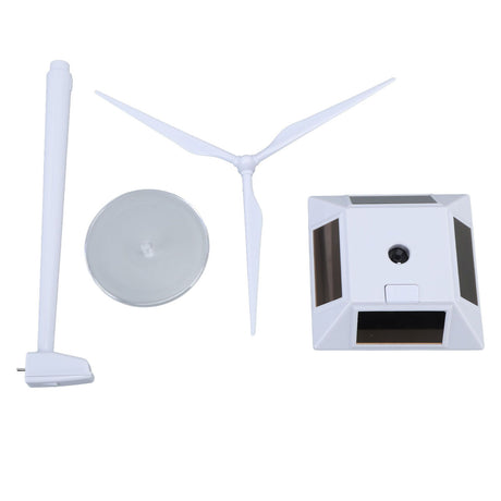 Solar Energy Wind Mill Toy Educational Decorative Dual Use Turbine Solar Powered Windmills for Kids Science Teaching