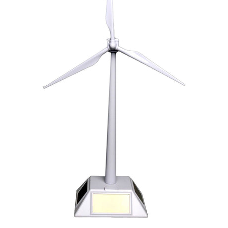 Solar Energy Wind Mill Toy Educational Decorative Dual Use Turbine Solar Powered Windmills for Kids Science Teaching