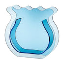 Fish Tank Vase Transparent Thickened Acrylic Smoothing Simple Modern Small Fish Tank for Family Office Dormitory Transparent Blue