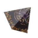 5cm Orgonite Pyramid for Positive Energy Healing Crystal Pyramid Meditation Orgonite Pyramids Chakra Zodiac Energy Generator Cancer