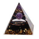 5cm Orgonite Pyramid for Positive Energy Healing Crystal Pyramid Meditation Orgonite Pyramids Chakra Zodiac Energy Generator Leo