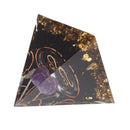 5cm Orgonite Pyramid for Positive Energy Healing Crystal Pyramid Meditation Orgonite Pyramids Chakra Zodiac Energy Generator Leo