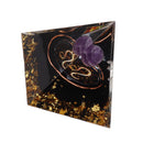 5cm Orgonite Pyramid for Positive Energy Healing Crystal Pyramid Meditation Orgonite Pyramids Chakra Zodiac Energy Generator Leo